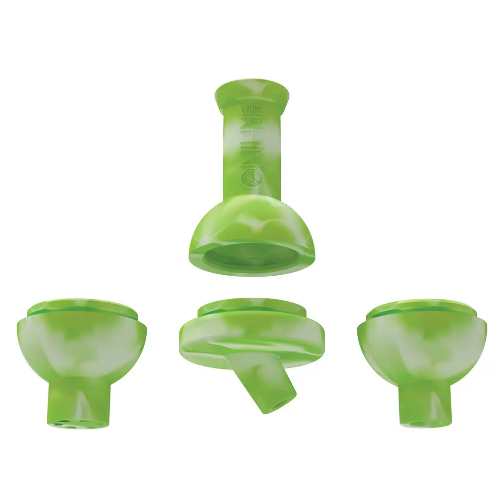 Carb-It 3 In 1 Carb Cap Glow In The Dark - Green White 1