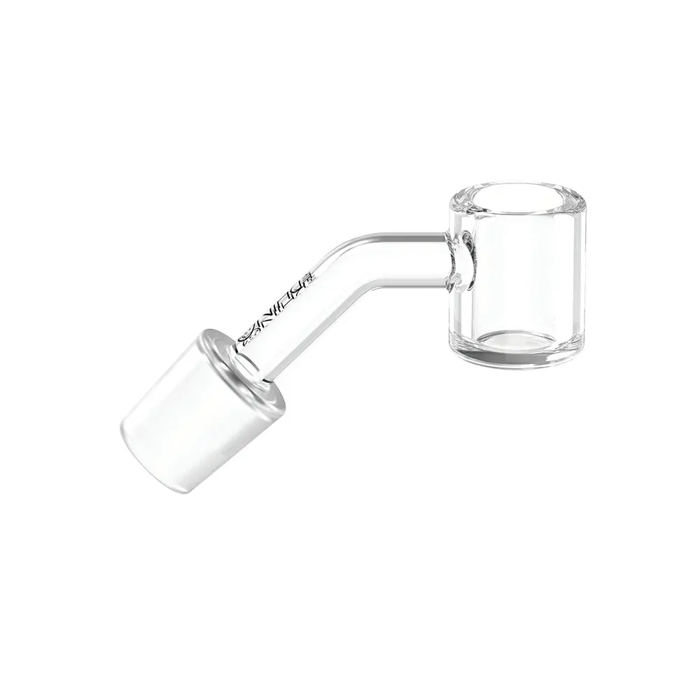 19Mm 45° Male Quartz Banger 4Mm Thick Glass 1