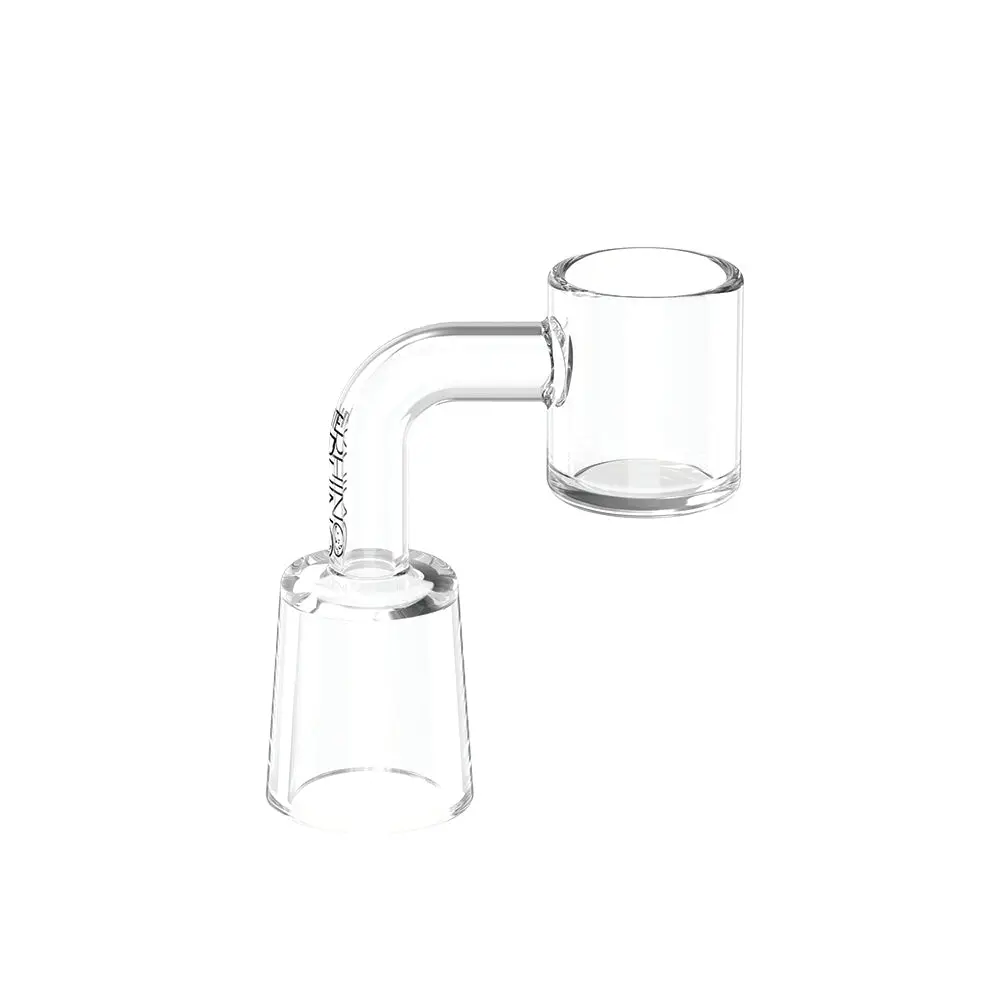 90 Degree 19Mm Female Quartz Banger 2Mm Thick Glass 1
