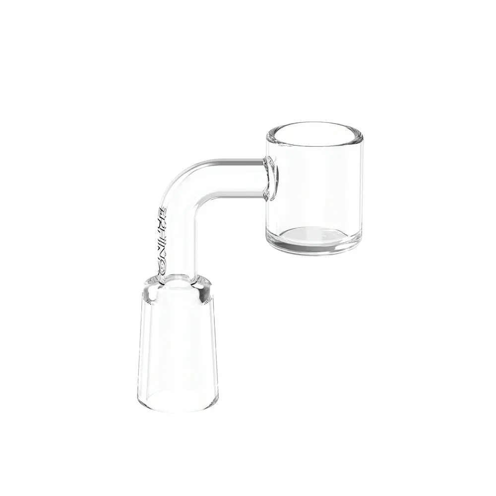 90 Degree 14Mm Female Quartz Banger 2Mm Thick Glass 1
