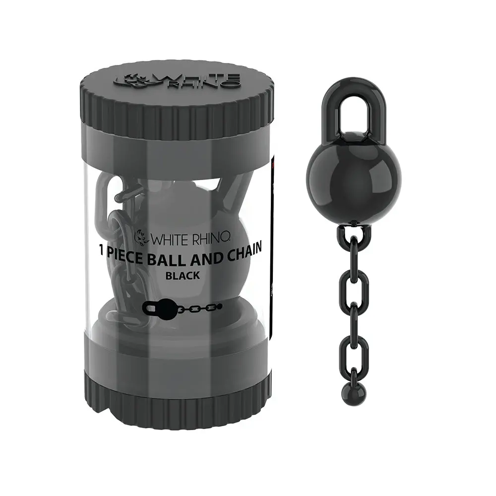 Terp Slurper 1 Piece Ball And Chain With Silicone Jar - Black 1