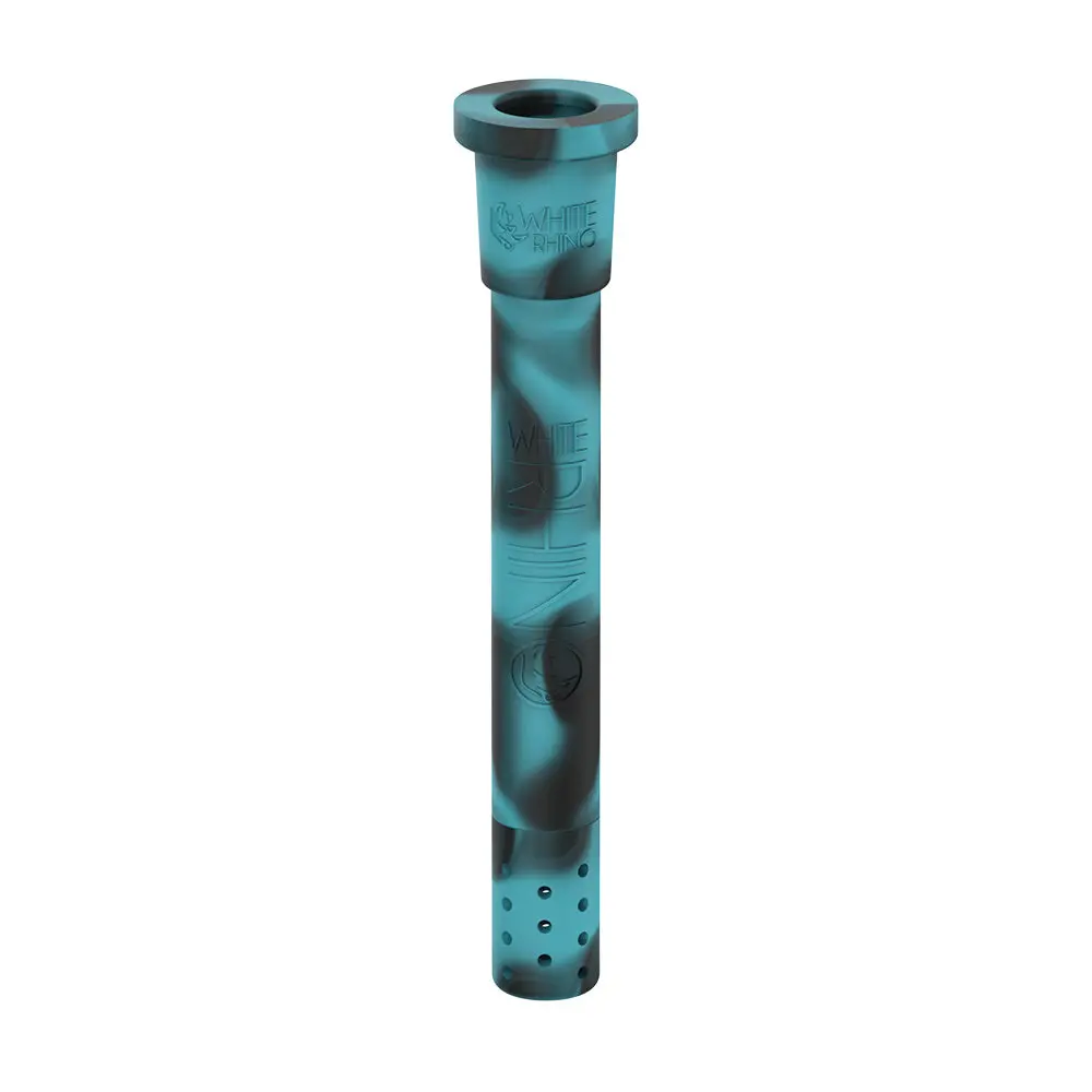 Adjustable Silicone Downstem - Turquoise Black 1