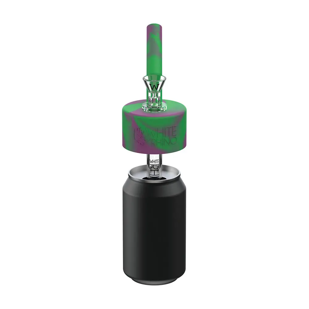Pop Top Waterpipe Adaptor - Pink Green 1