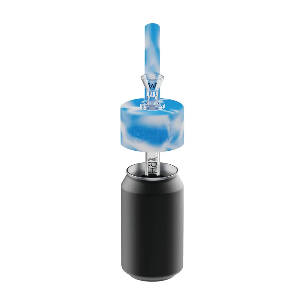 Pop Top Waterpipe Adaptor - Blue White 1