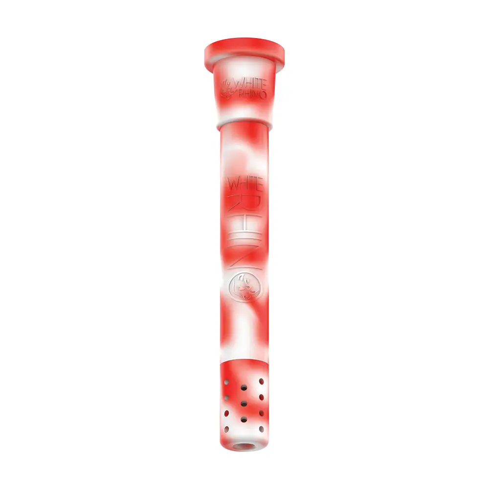 Adjustable Silicone Downstem - Red White 1