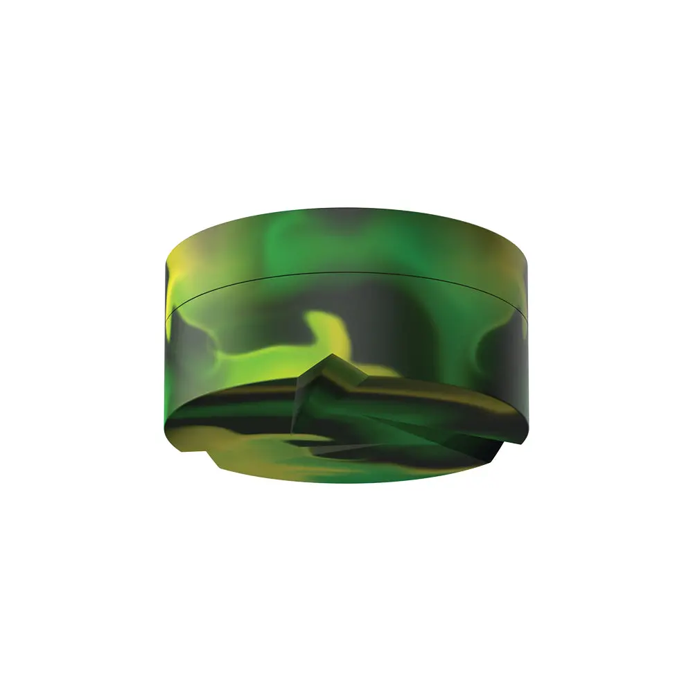 Silicone Spinner Jar And Carb Cap Original Green Yellow Black 2