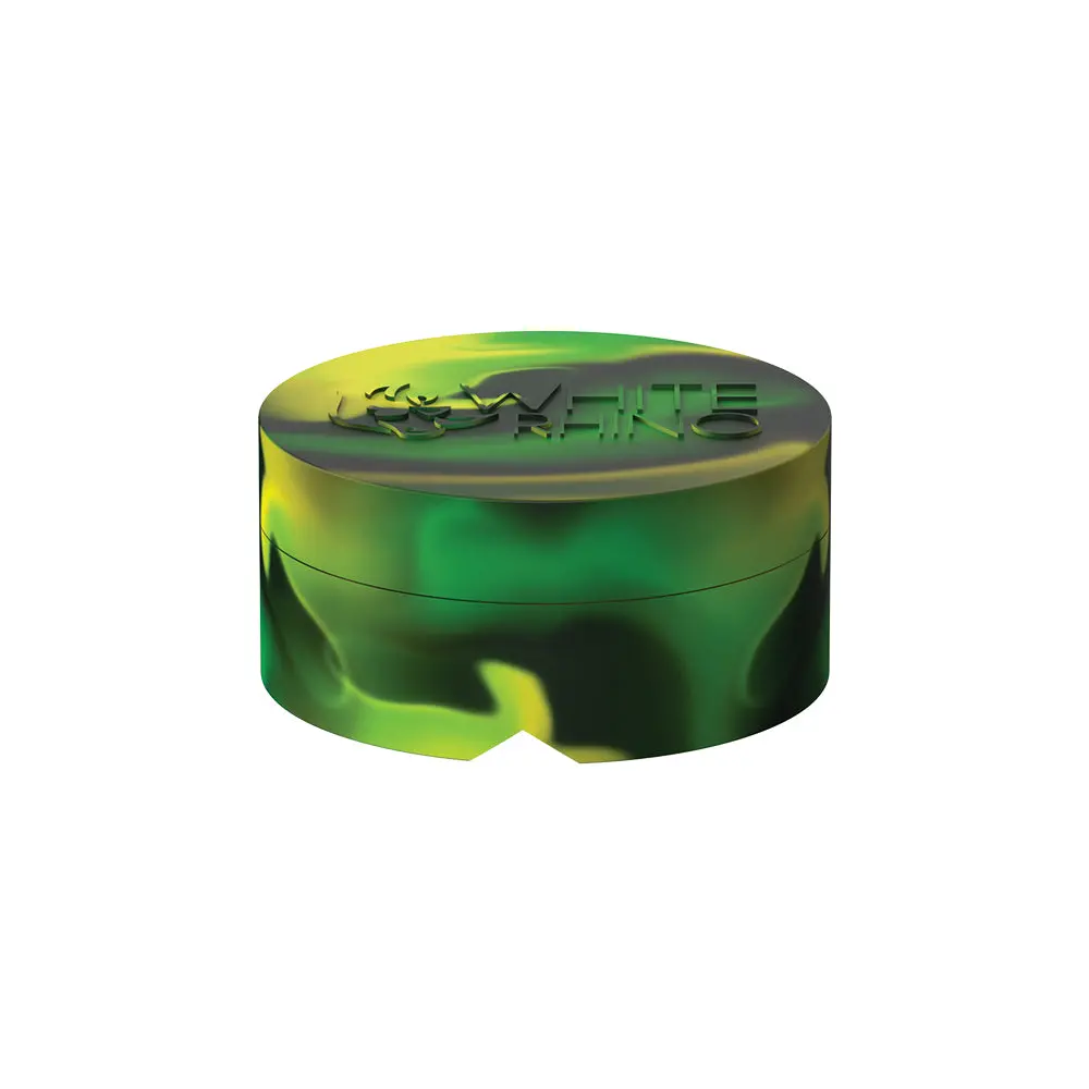 Silicone Spinner Jar And Carb Cap Original Green Yellow Black 1