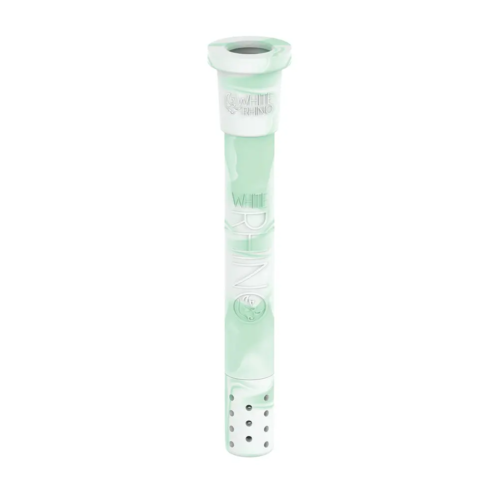 Adjustable Silicone Downstem Glow In The Dark - Mint White 1