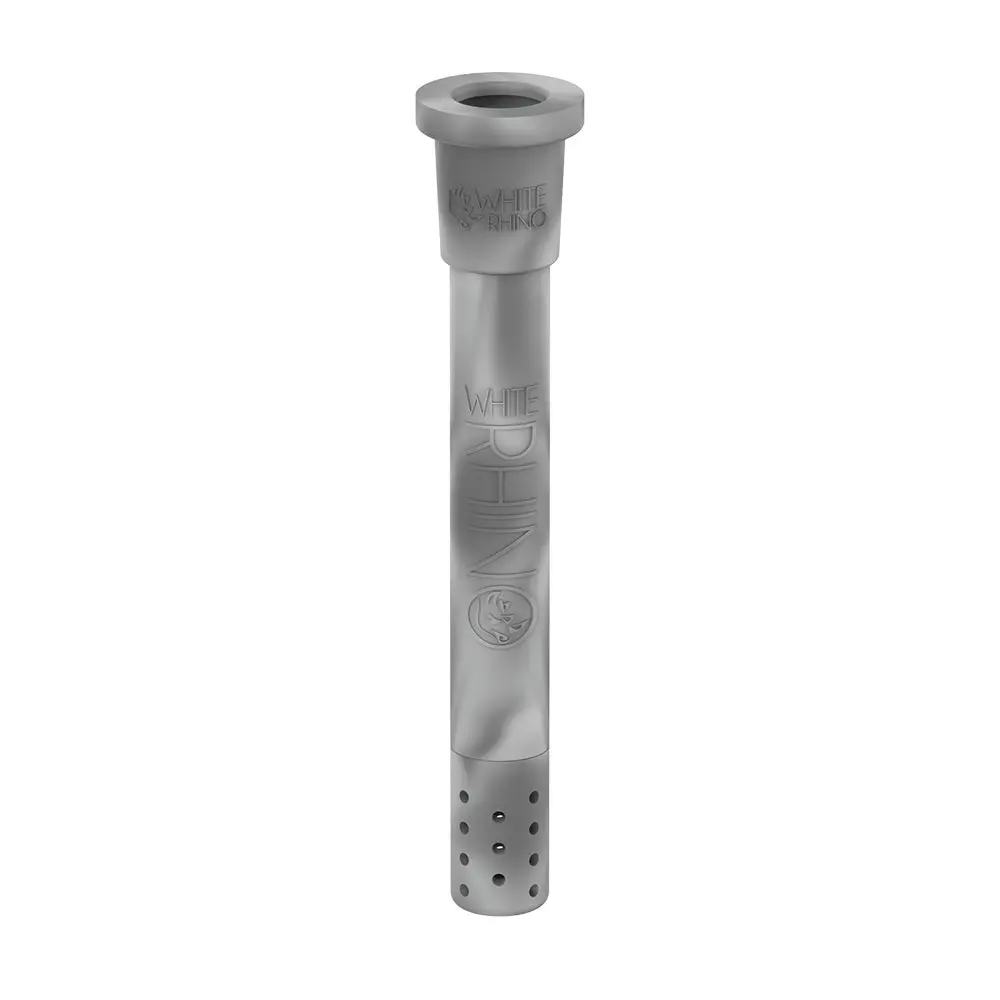 Adjustable Silicone Downstem Glow In The Dark - Grey White 1