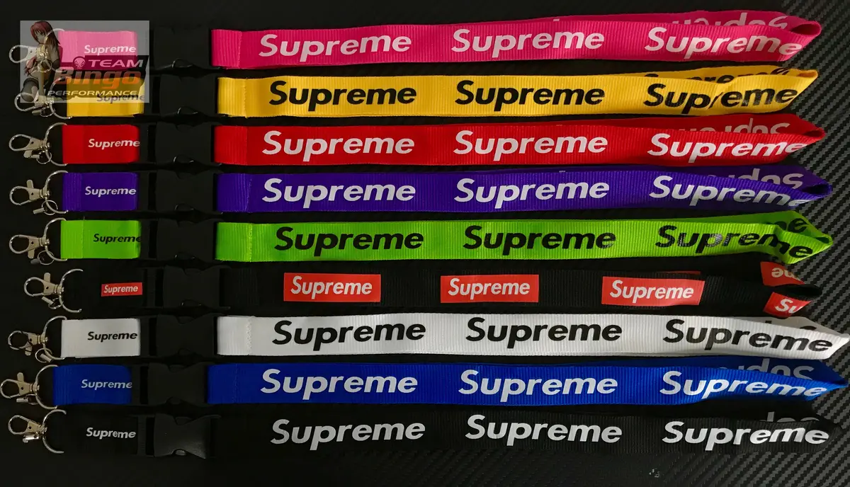 Supreme Lanyards Id Holder Keychain 1