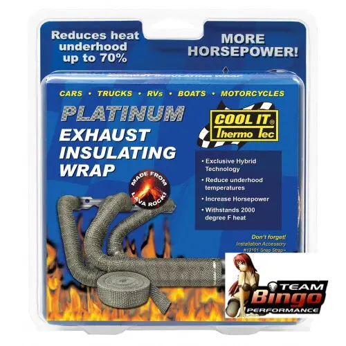 Cool It Thermo Tec Exhaust Wrap Heat Insulating Tape Graphite Or Titanium 1