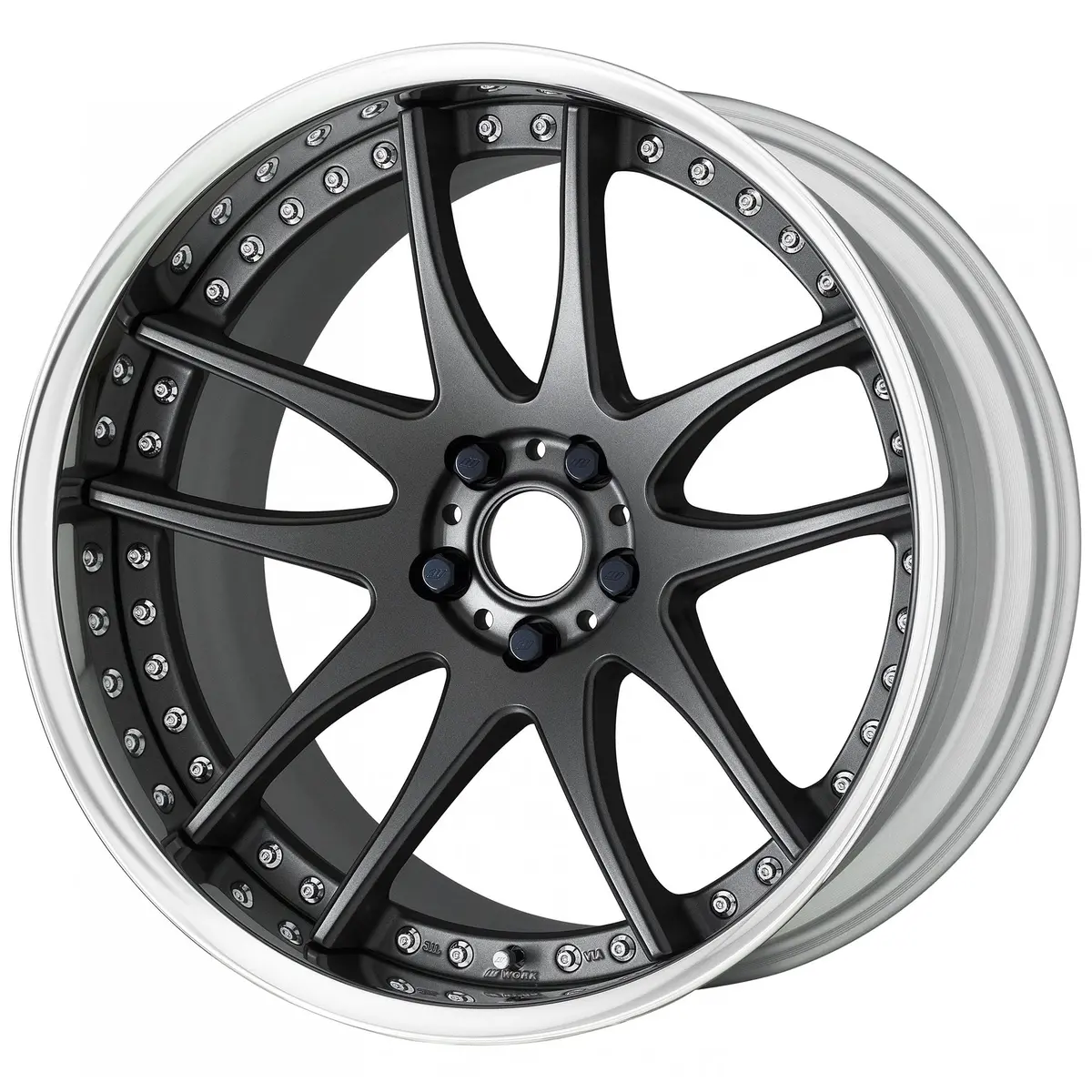 Work Emotion Cr 3P - 19" Wheels - Matte Gunmetal 2