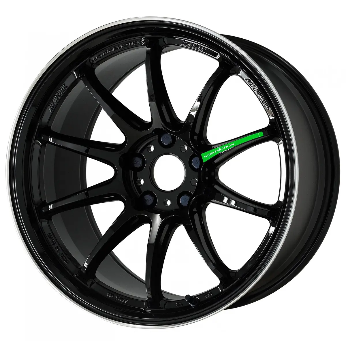 Work Emotion Zr10 - 17" Wheels - Black Diamond Lip Cut 1
