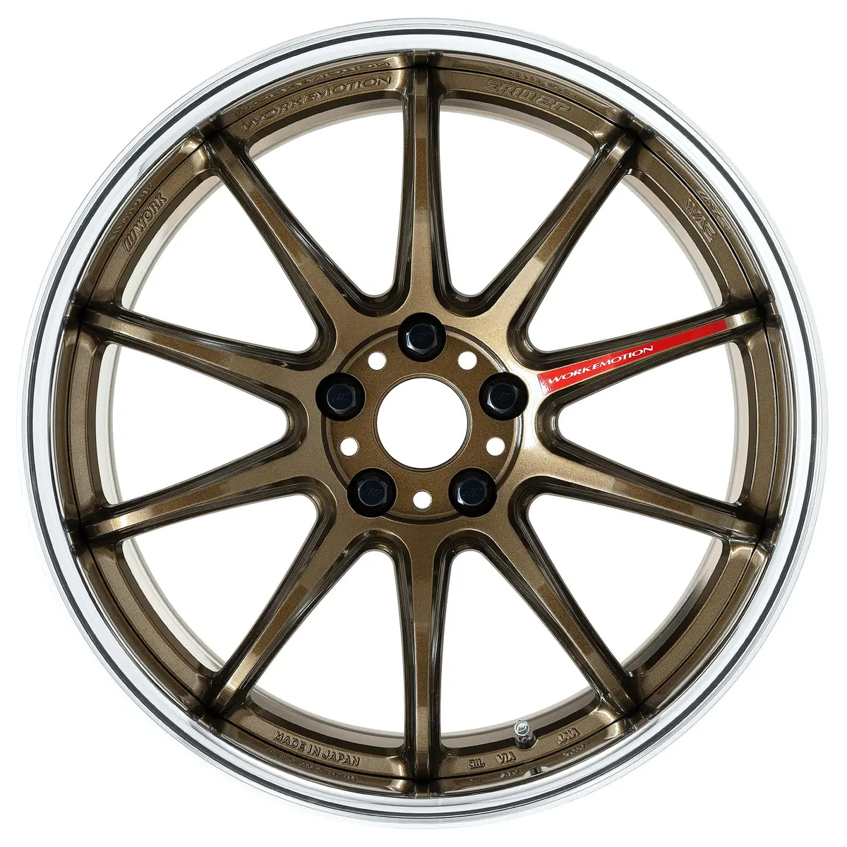 Work Emotion Zr10 2P - 20" Wheels - Titanium Bronze 1