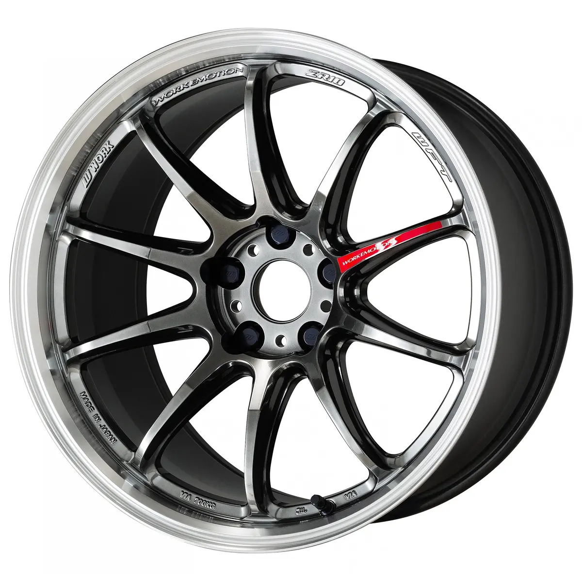 Work Emotion Zr10 - 19" Wheels - Glim Black Diamond Cut Rim 1