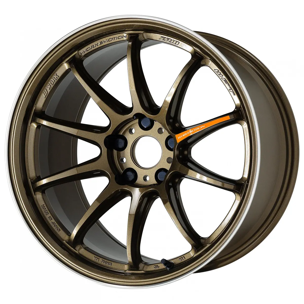 Work Emotion Zr10 - 18" Wheels - Titanium Diamond Lip Cut 1