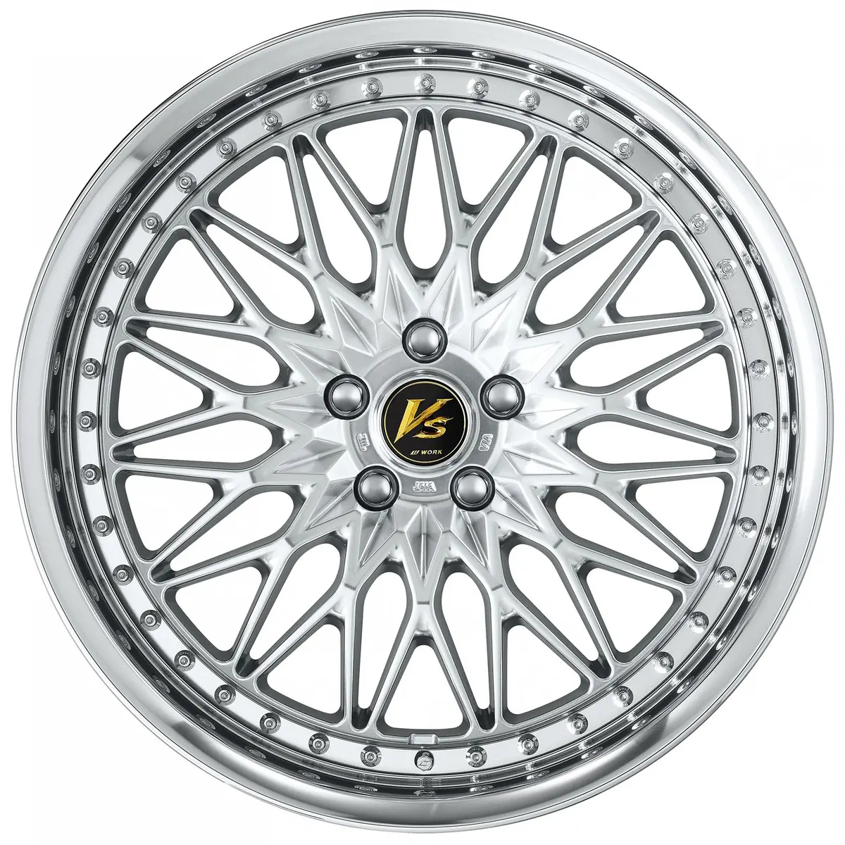 Work Vs-Xv - 18" Wheels - Silky Rich Silver 1