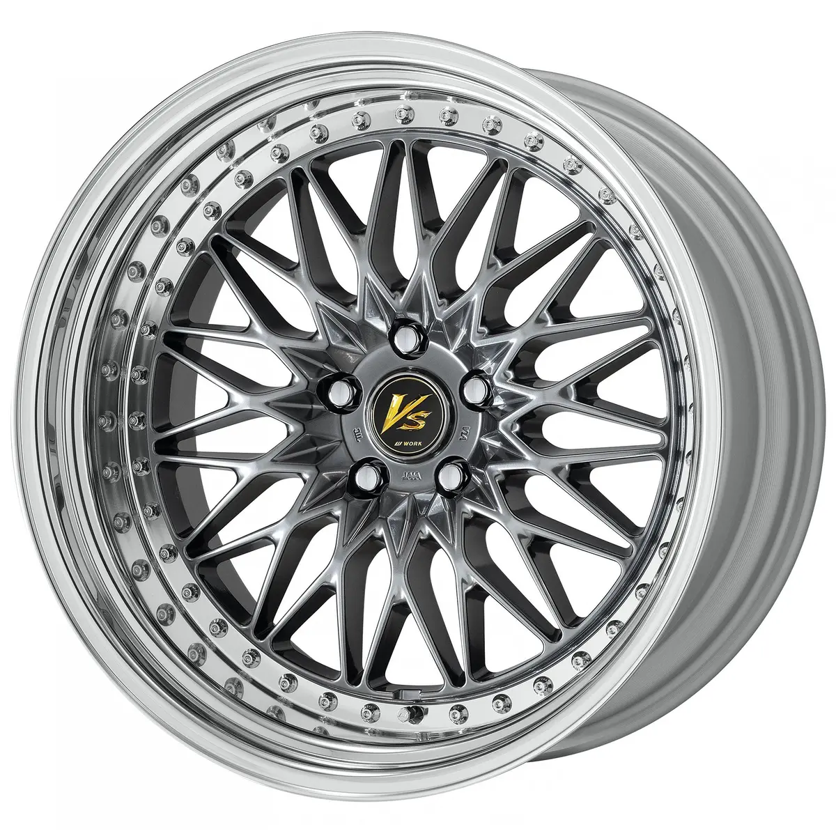 Work Vs-Xv - 21" Wheels - Brilliant Silver Black 1
