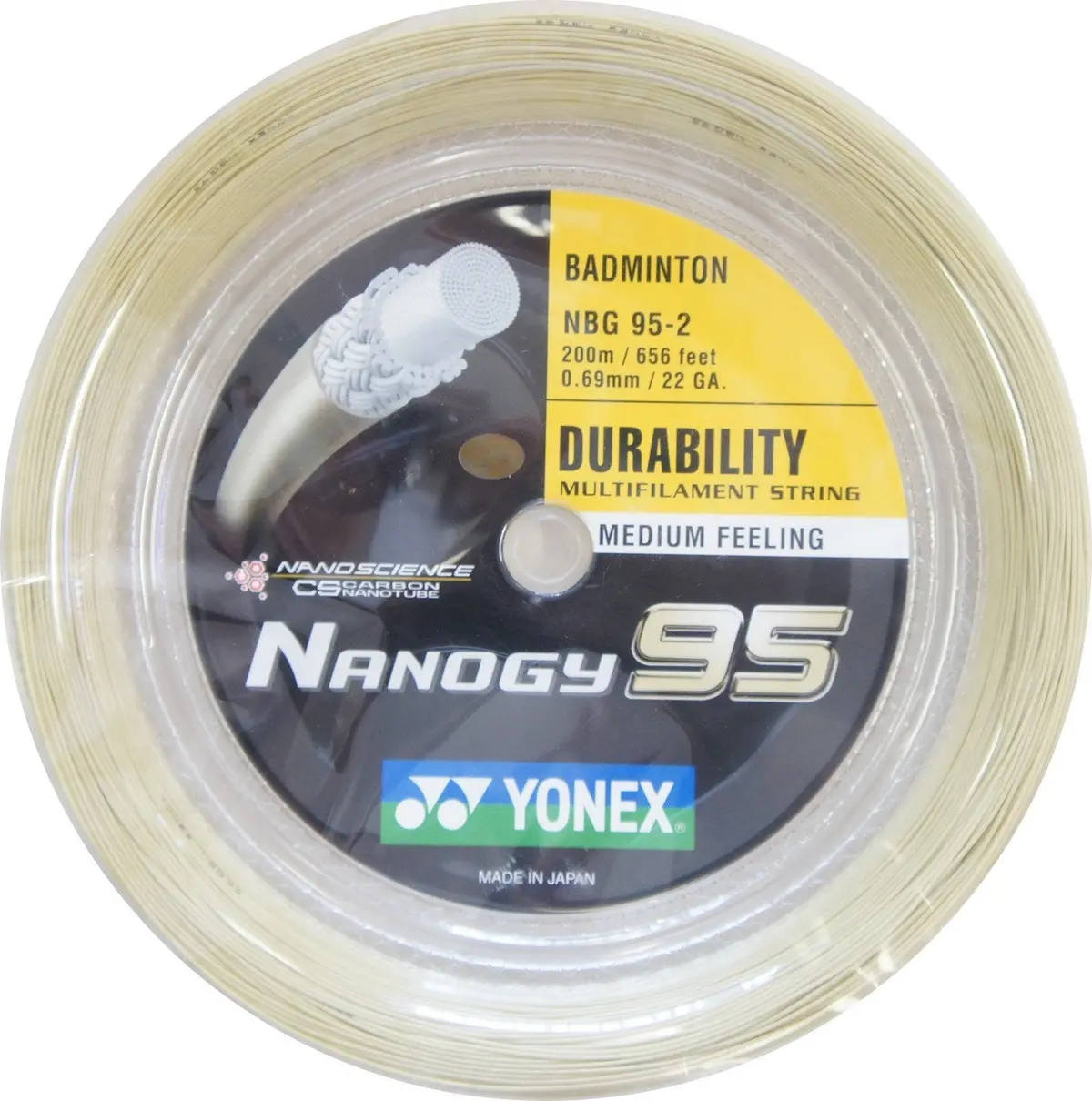 Yonex Nanogy 95 Badminton String Reel (200M) 2