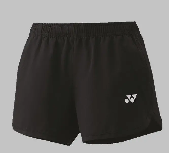 Yonex 25030 Women's Tournament Shorts (Black) 1