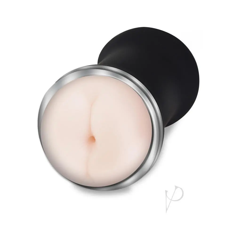 Zolo Dp Stroker Double Entry Masturbator - Pussy And Butt - Vanilla/ Black 1