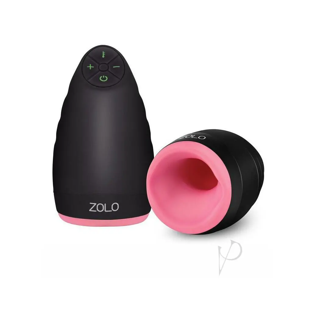 Zolo Warming Dome Rechargeable Vibrating Masturbator - Pink/Black 1