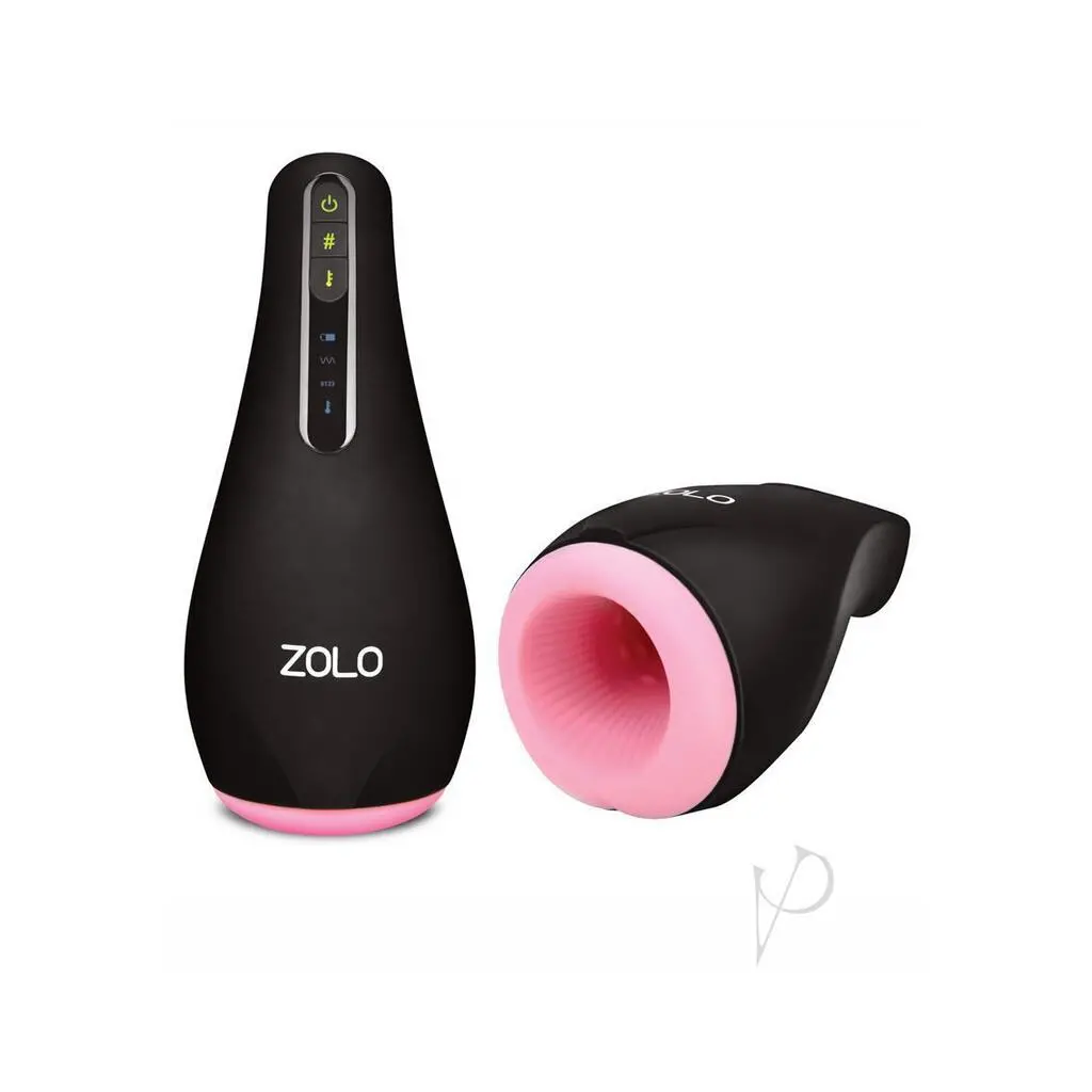Zolo Heatstroke Rechargeable Vibrating And Warming Masturbator - Black/Vanilla 1