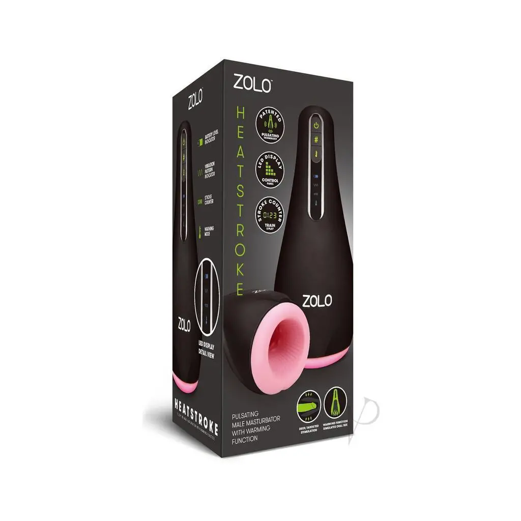 Zolo Heatstroke Rechargeable Vibrating And Warming Masturbator - Black/Vanilla 2
