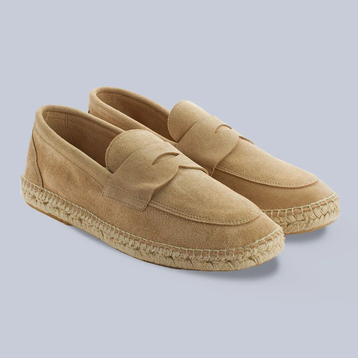 Tan Suede Espadrilles 1
