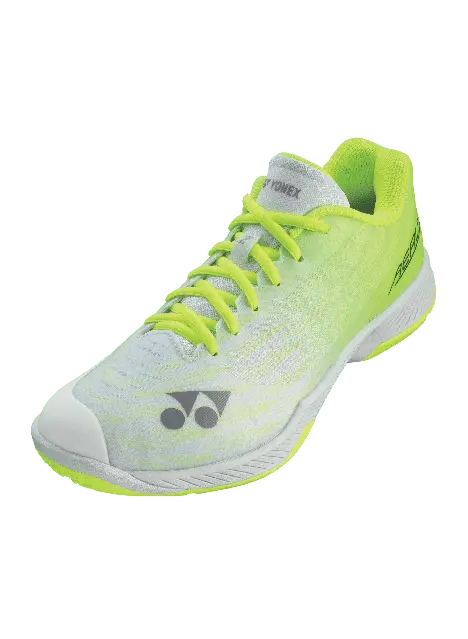 Yonex Power Cushion Aerus Z2 Wide Badminton Shoes (Gray/Yellow) 1