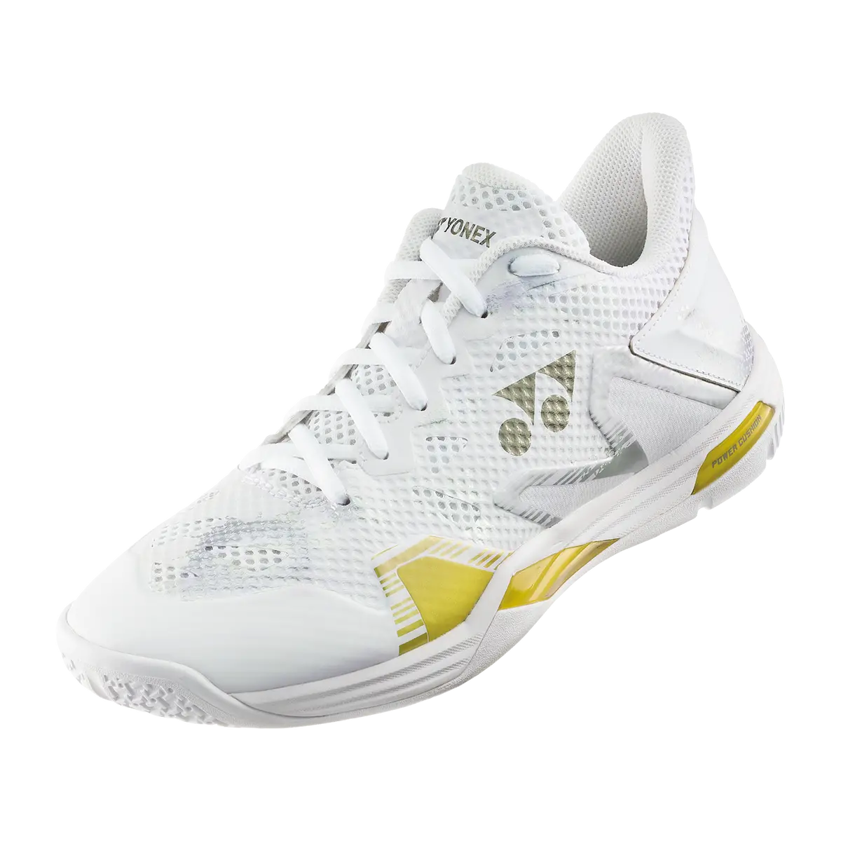 Yonex Power Cushion Eclipsion Z3 Men's Badminton Shoes (White/Gold) 1