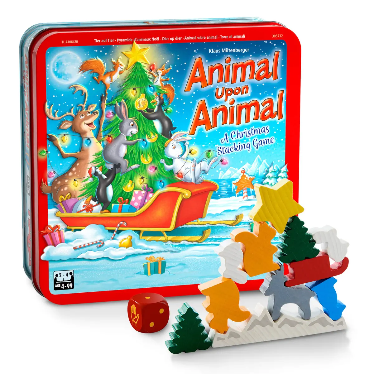 Animal Upon Animal Christmas Stacking Game 1