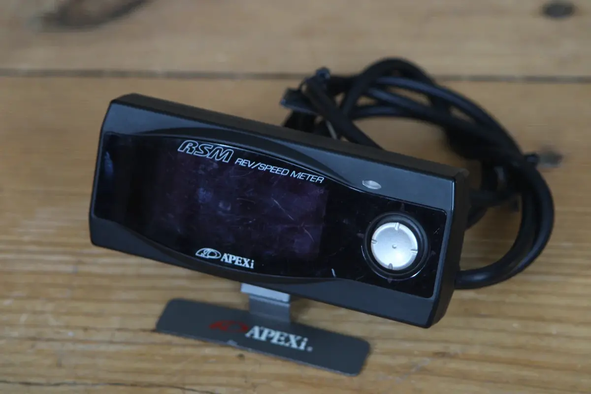 Apexi Rev/Speed Meter Black 1