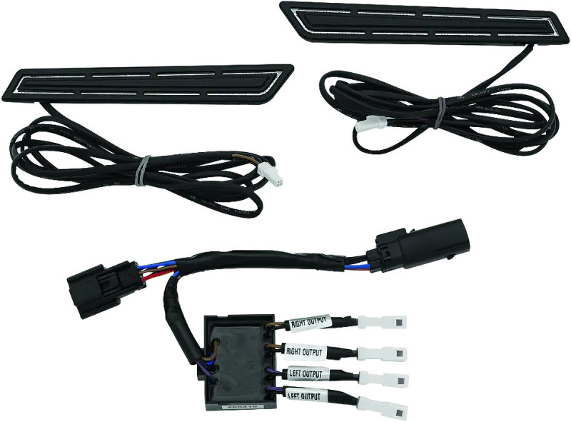 Kuryakyn Led Saddlebag Hinge Accents Black 1