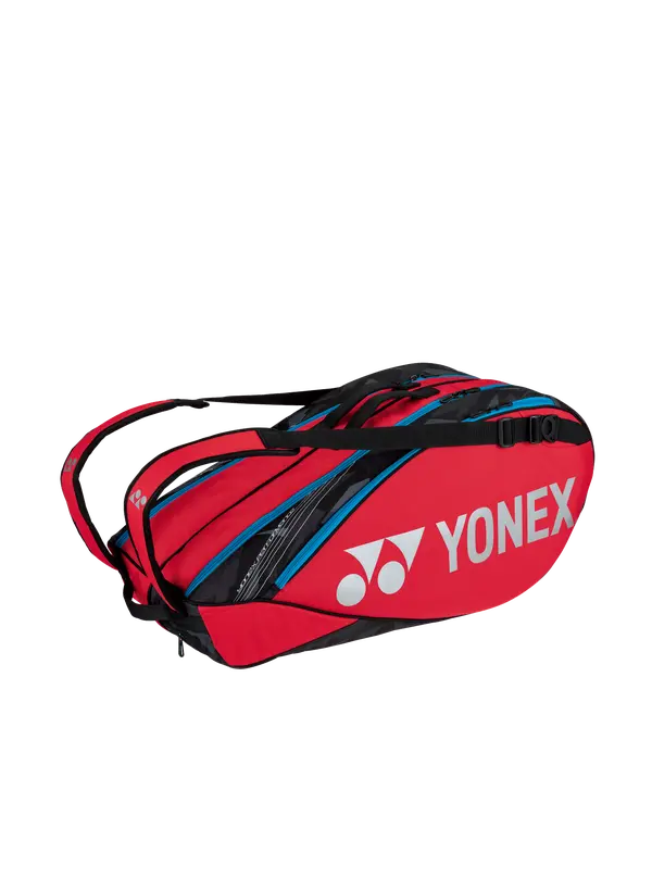 Yonex 92226 Pro Badminton Racquet Bag 6-Pack (Tango Red) 1