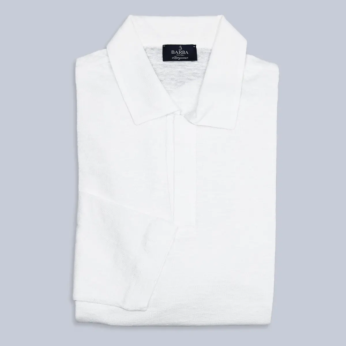 Off-White Linen Long Sleeve Skipper Shirt 1