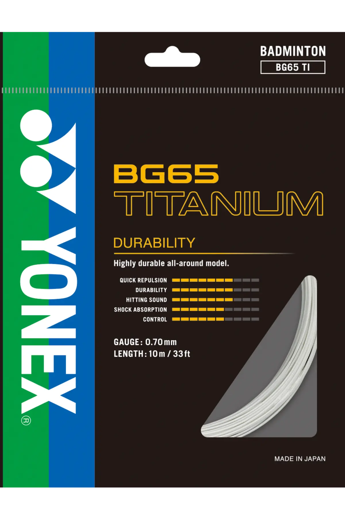 Yonex Bg-65 Ti Badminton String Set (10M) 1