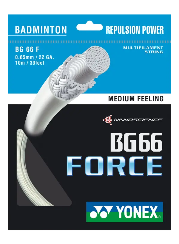 Yonex Bg-66 Force Badminton String Set (10M) 1