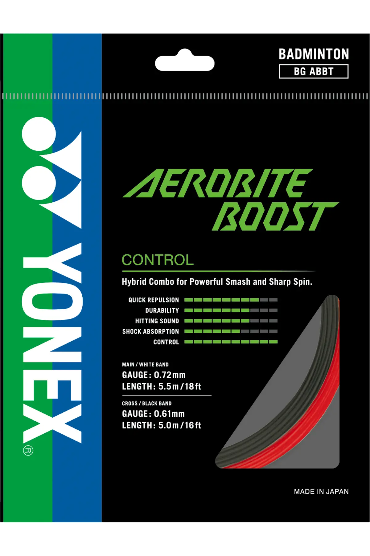 Yonex Aerobite Boost Badminton String Set 1