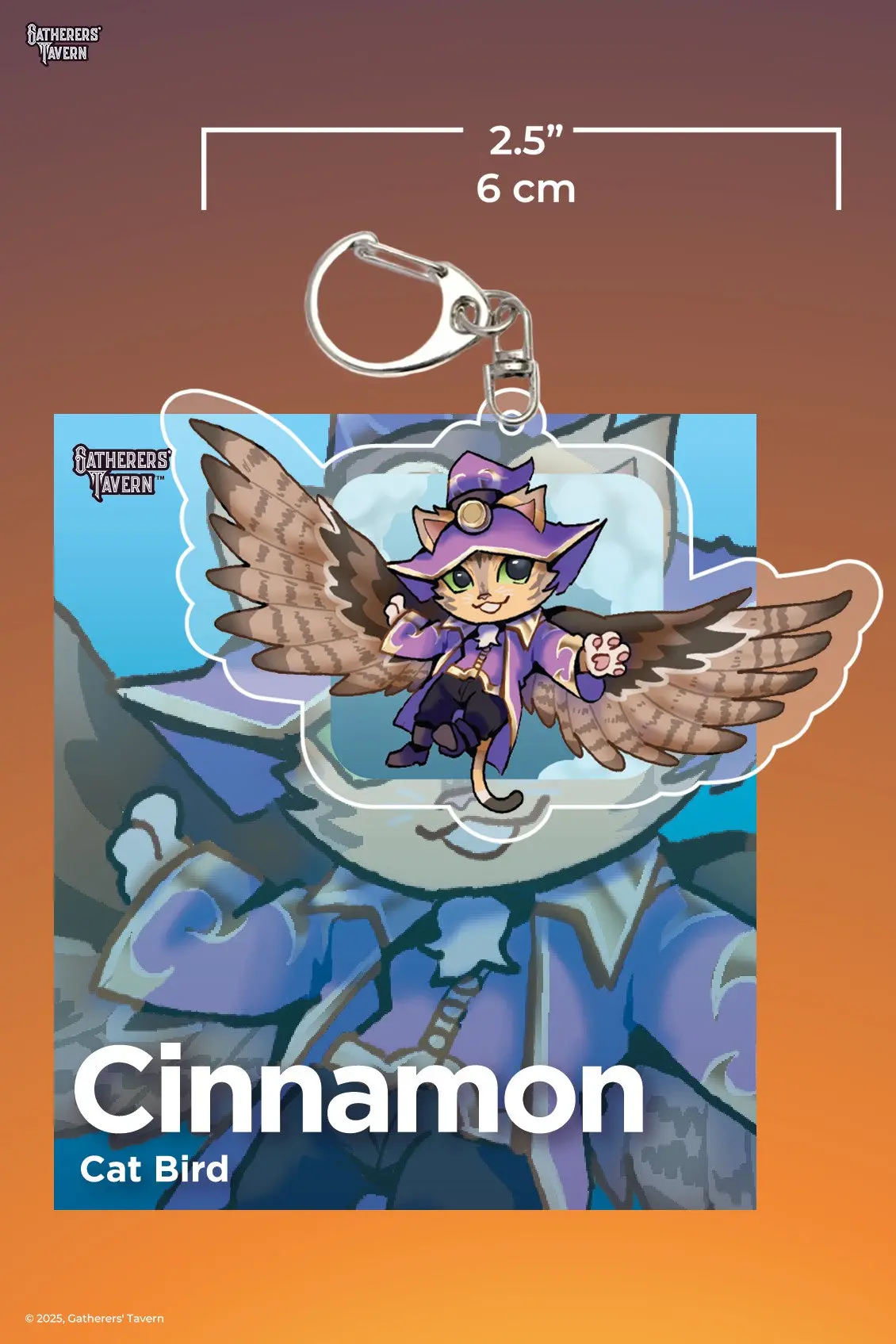 Gatherer's Tavern Keychain - Cinnamon 1