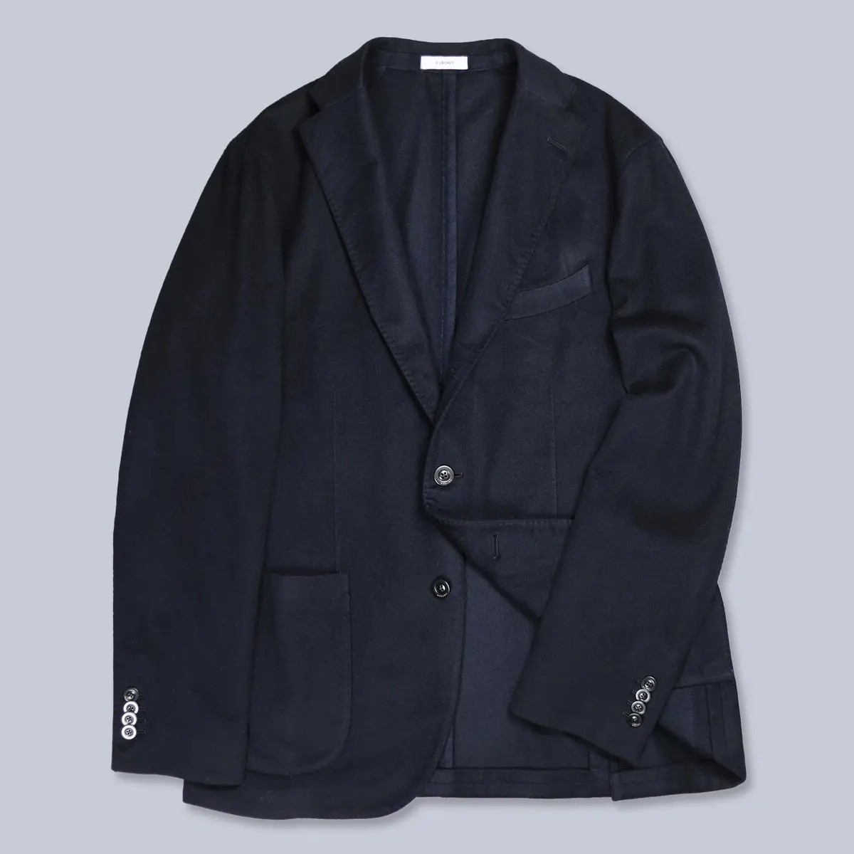 Navy Pure Cashmere Blazer 1