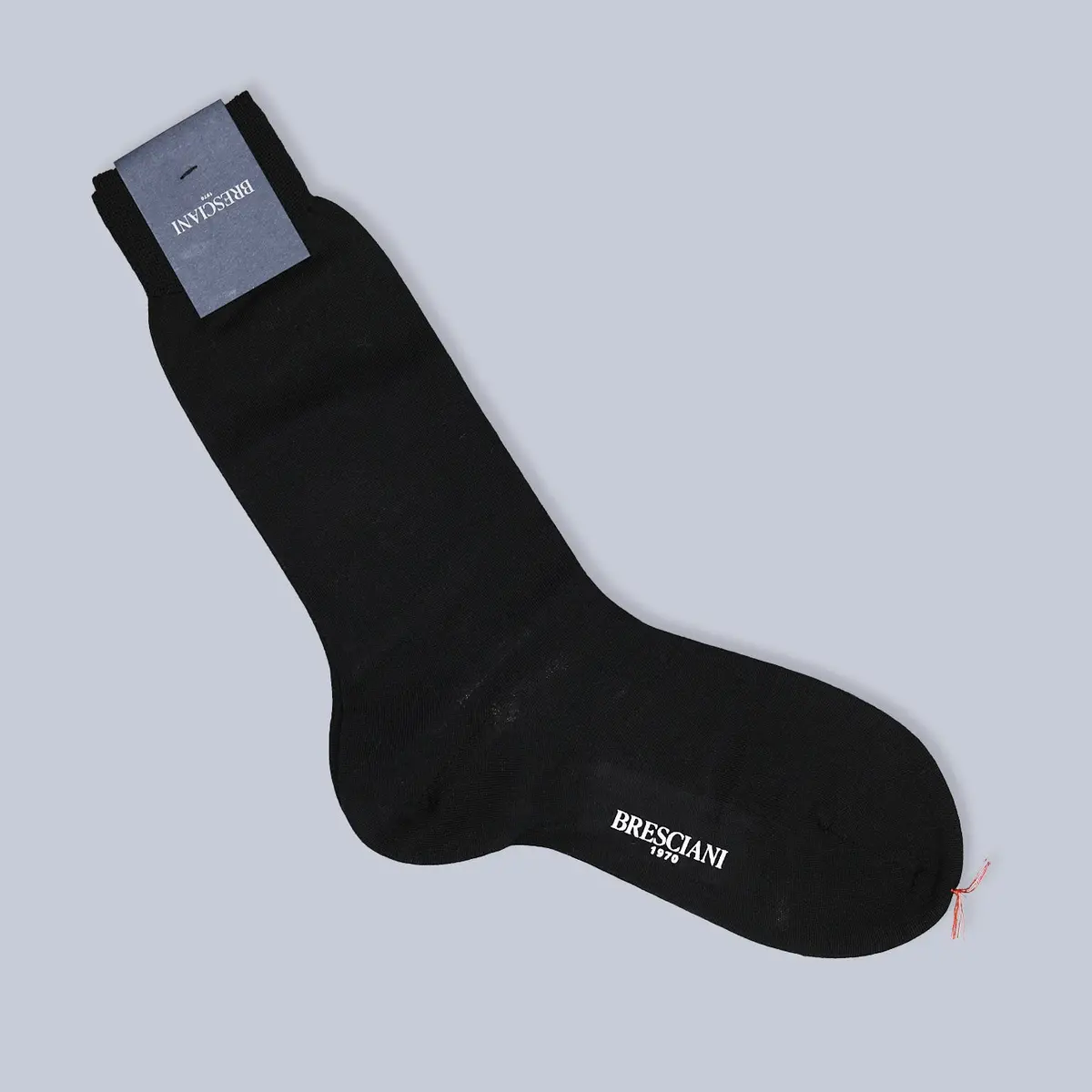 Black Wool Blend Ankle Length Socks 1