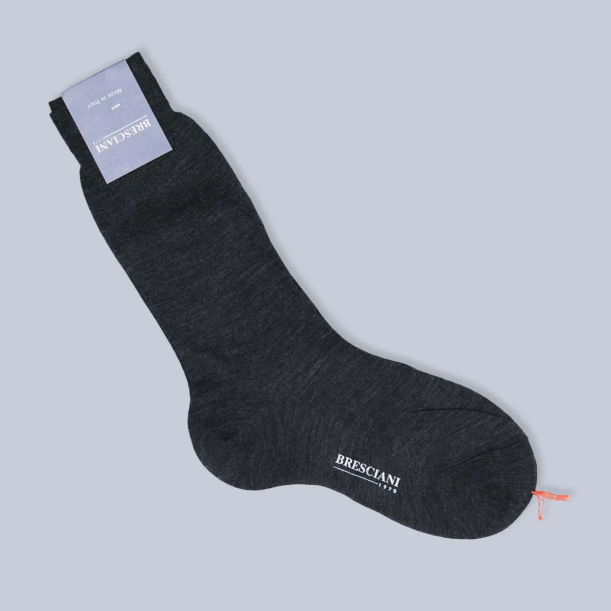 Charcoal Wool Blend Ankle Length Socks 1