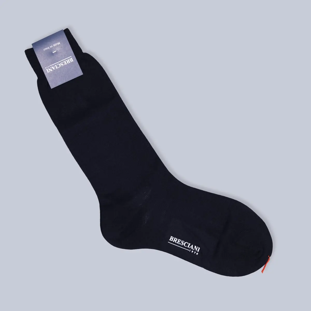 Navy Wool Blend Ankle Length Socks 1