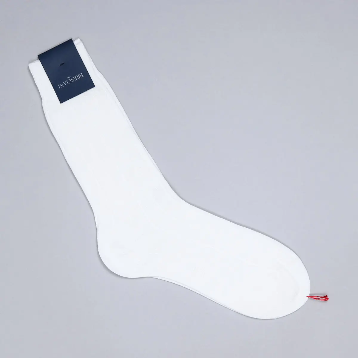 Off-White Wide Ribbed Cotton Ankle Length Socks 1