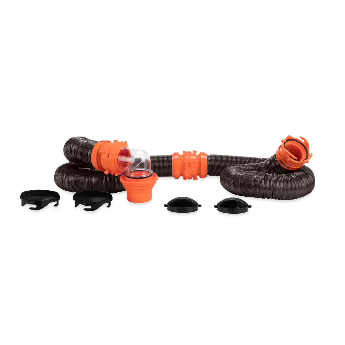 Rhinoflex 20' Sewer Hose Kit W/4N1,Elbow, Caps 1
