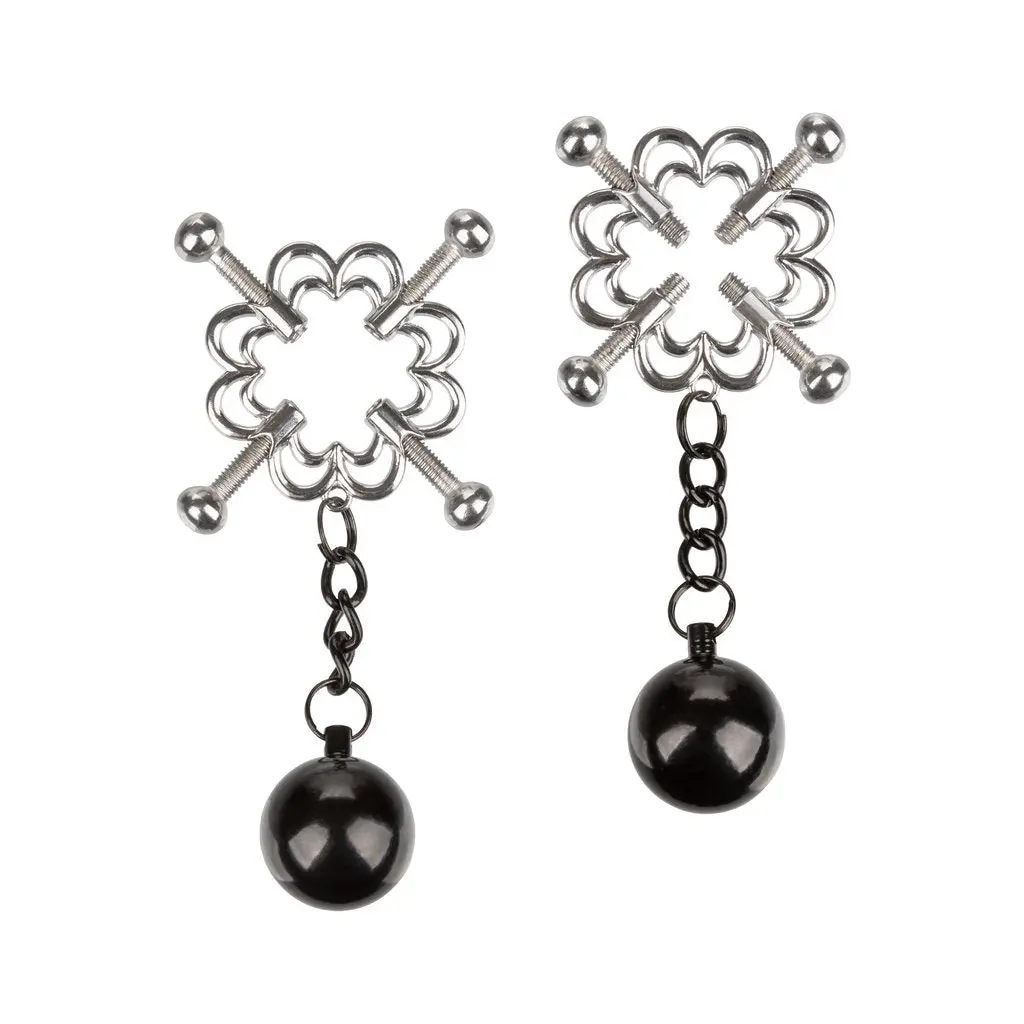 Nipple Grips 4-Point Weighted Nipple Press - Silver 1