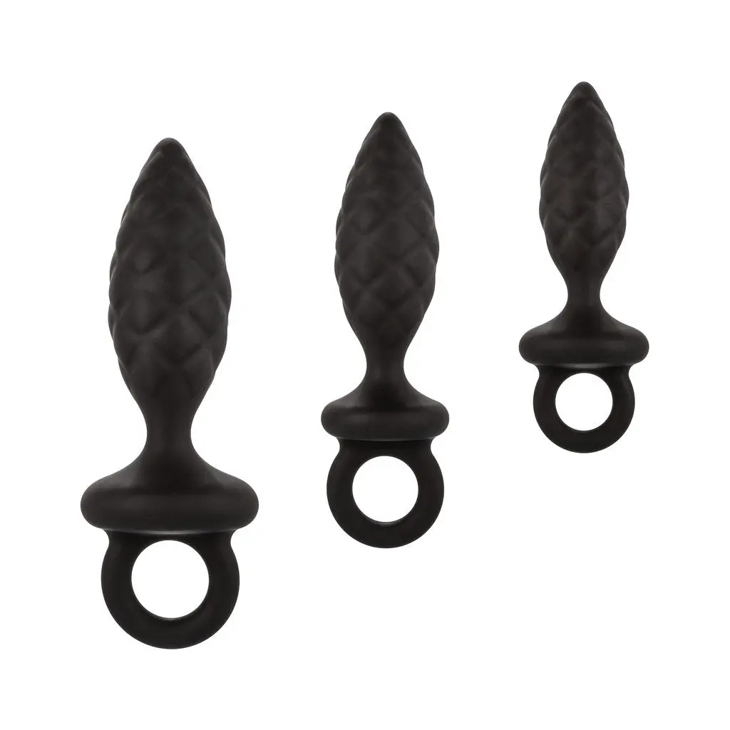 Silicone Anal Probe Kit - Black 1