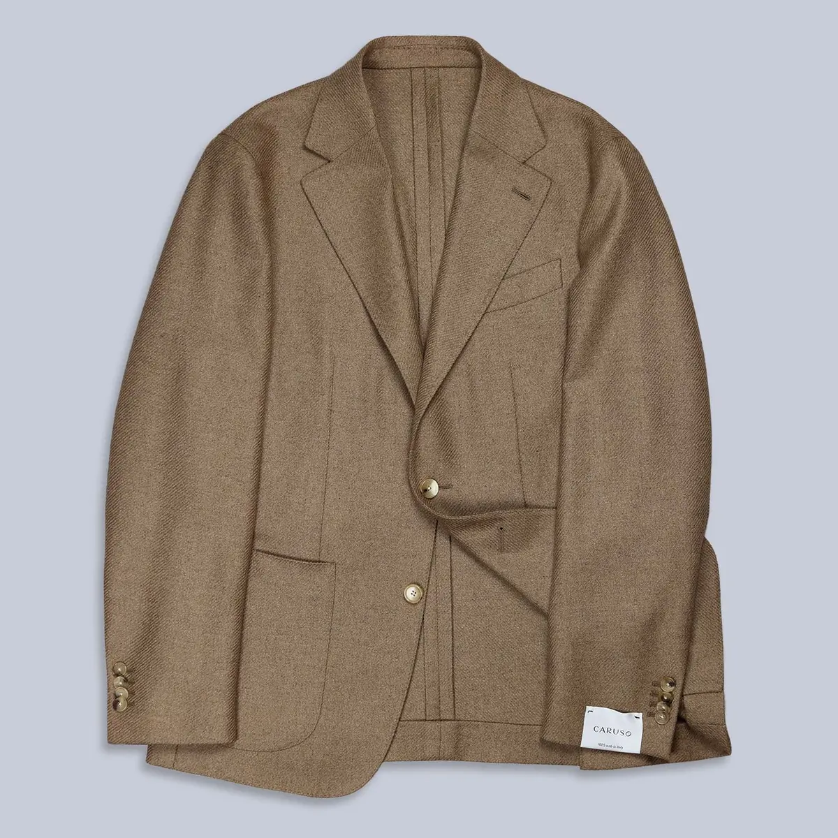 Camel Wool Cashmere Butterfly Blazer 1