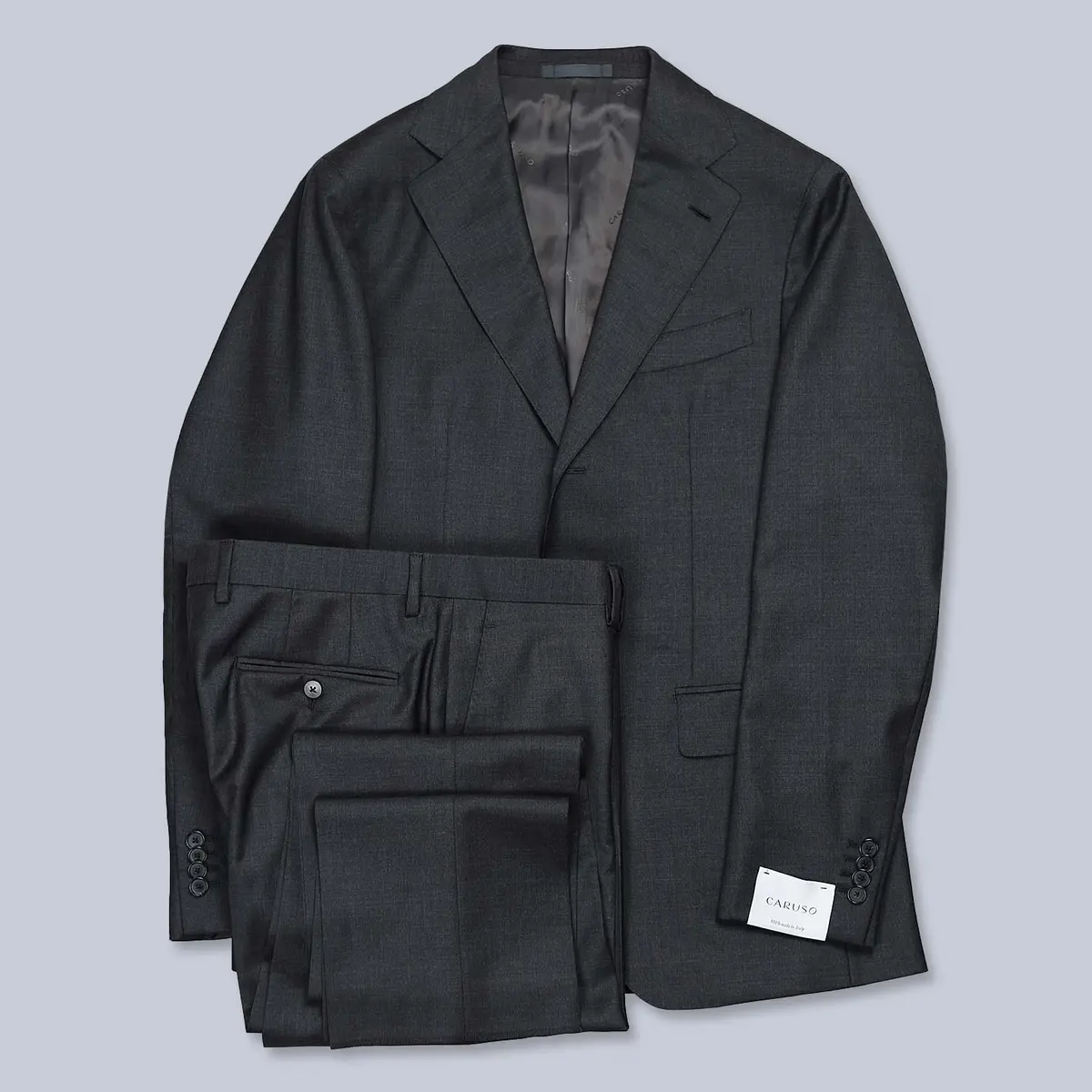 Dark Grey Superfine Wool Suit 1
